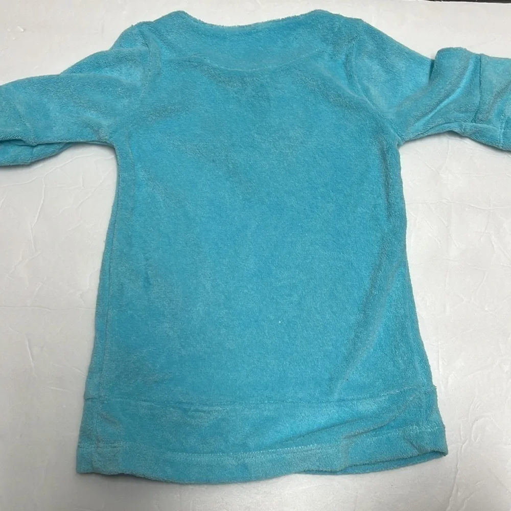 Cabana Life Girls' Blue Hidden Cove Cover Up size 6-12 months